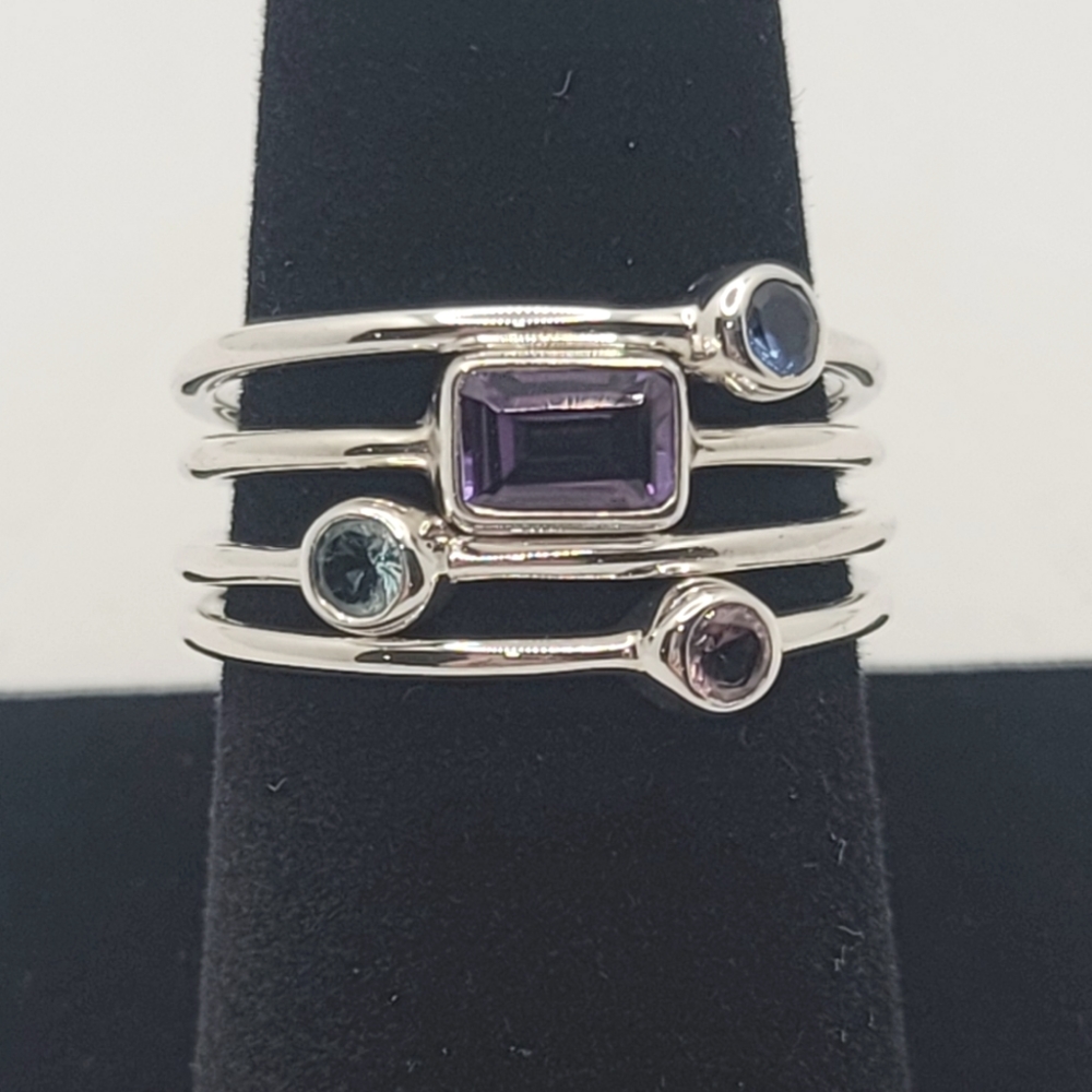 Sterling Silver Stackable Rings - image 1